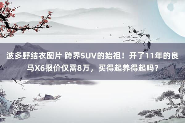 波多野结衣图片 跨界SUV的始祖！开了11年的良马X6报价仅需8万，买得起养得起吗？