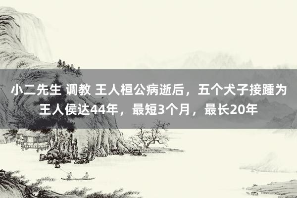 小二先生 调教 王人桓公病逝后，五个犬子接踵为王人侯达44年，最短3个月，最长20年