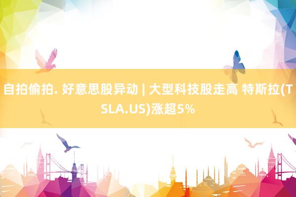 自拍偷拍. 好意思股异动 | 大型科技股走高 特斯拉(TSLA.US)涨超5%