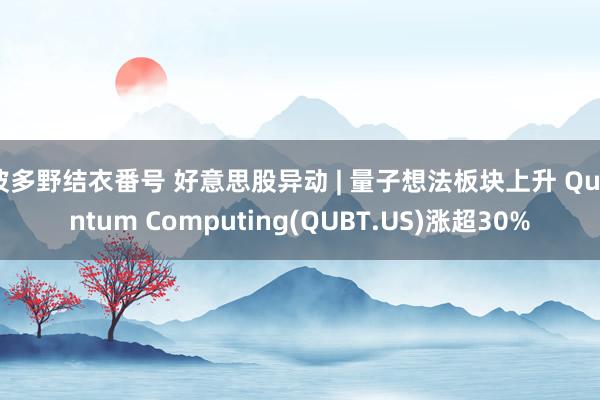 波多野结衣番号 好意思股异动 | 量子想法板块上升 Quantum Computing(QUBT.US)涨超30%