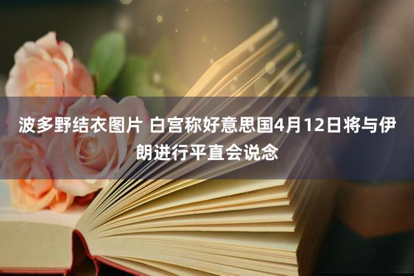 波多野结衣图片 白宫称好意思国4月12日将与伊朗进行平直会说念