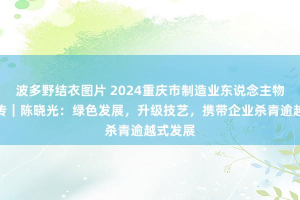 波多野结衣图片 2024重庆市制造业东说念主物主题宣传｜陈晓光：绿色发展，升级技艺，携带企业杀青逾越式发展