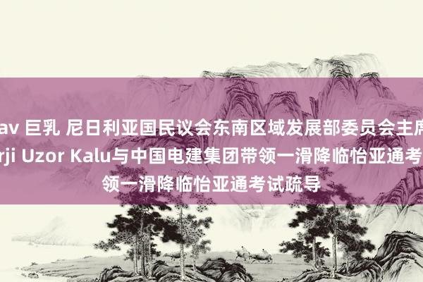 jav 巨乳 尼日利亚国民议会东南区域发展部委员会主席 Dr. Orji Uzor Kalu与中国电建集团带领一滑降临怡亚通考试疏导
