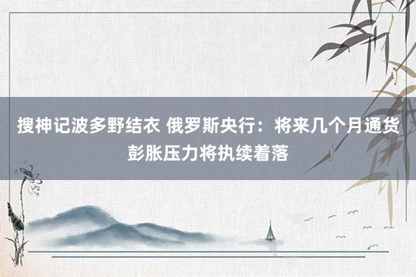 搜神记波多野结衣 俄罗斯央行：将来几个月通货彭胀压力将执续着落